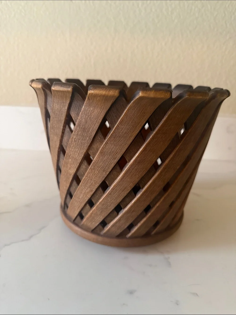 Vintage EMSA West Germany Woven Planter